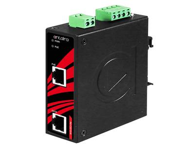 Antaira INJ-C201G-bt-T - Industrial Gigabit PoE++ Injector - 1*10/100/1000Base-T(X) with PoE-PSE (90W/Port) and 1*10/100/1000Bas by ANTAIRA