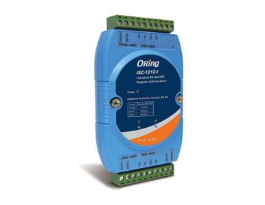 ORing ISC-1212-I - Industrial RS422/485 repeater with 2kV isolation by ORing Industrial Networking
