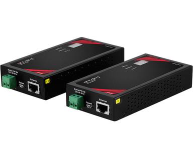 LEP-301M-KIT - Industrial IP30 Ethernet Extender, 1km 10/100Mbps Ethernet PoE Extender (1 Pair) by ANTAIRA