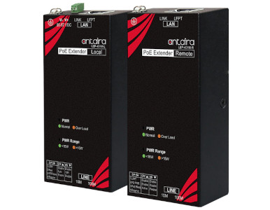Antaira LEP-401M-KIT - Industrial IP30 Ethernet Extender, 800 meters 10/100Mbps Ethernet PoE Extender (Local and Remote pair); e by ANTAIRA