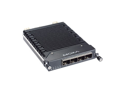 LM-7000H-4GSFP - Giga Ethernet module for PT-G7728/G7828 series with 4 100/1000Base SFP slots by MOXA