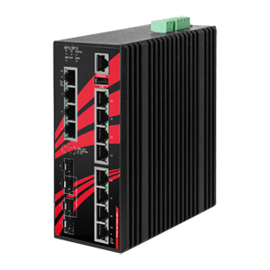 Antaira LMX-1604G-4XS - 16-Port Industrial Gigabit Managed Ethernet Switch, with 12*10/100/1000Tx and 4*10G SFP Slots; 48~55VDC by ANTAIRA