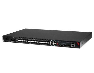 LMX-3228G-10G-SFP-AA - 32-Port Industrial Gigabit Managed Ethernet Switch, with 4*10/100/1000 RJ45 Ports, 24*100/1000 SFP Slots, by ANTAIRA