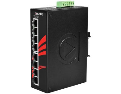 LNP-0800-60-24 - 8-Port Industrial PoE+/4PPoE Unmanaged Ethernet Switch, with 4*10/100Tx (30W/Port) and 4*10/100Tx (60W/Port), 1 by ANTAIRA