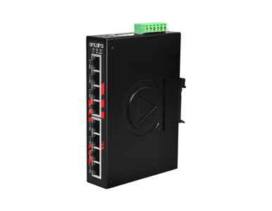 LNP-0800 - 8-Port Industrial PoE+ Unmanaged Ethernet Switch, w/8*10/100Tx (30W/Port), 48~55VDC by ANTAIRA