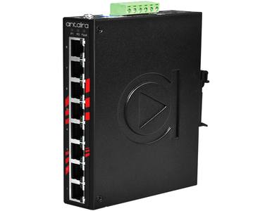 LNP-800AGH-T - 8-Port Industrial Gigabit PoE+ Unmanaged Ethernet Switch, w/8*10/100/1000Tx (30W/Port); EOT: -40C to 75C by ANTAIRA