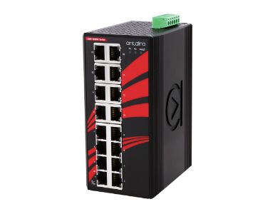 LNX-1600G - 16-Port Industrial Gigabit Unmanaged Ethernet Switch, w/16*10/100/1000Tx by ANTAIRA