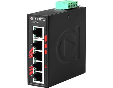 LNX-C500-T - Compact 5-Port Industrial Unmangaed Ethernet Switch, w/5*10/100TX; EOT: -40 to 75C by ANTAIRA