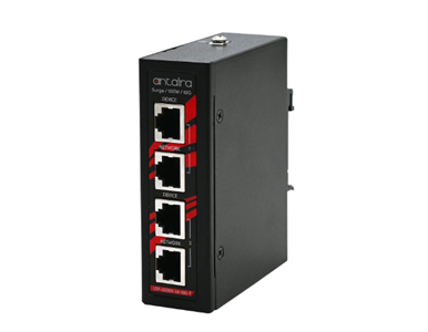 Antaira LSP-0200X-bt-100-T - Industrial 2-port Ethernet PoE Surge Protector, with 2*10/100/1G/2.5G/5G/10G RJ45 Ports for PoE IN by ANTAIRA