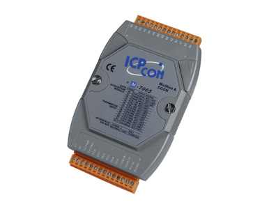 M-7005 - 8-channel Thermistor Analog Input and 6-channel Digital Output Data Acquisition Module, supports Modbus RTU and RS-485 by ICP DAS