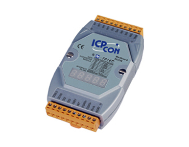 ICP DAS M-7016D - 2-channel Strain Gauge Voltage Input & Current Input Data Acquisition Module communicable over Modbus RTU and by ICP DAS