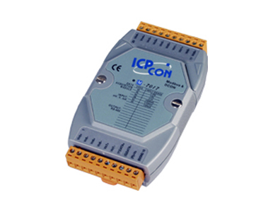 ICP DAS M-7017 - 8 Channel Voltage Input & Current Input, Analog Input Data Acquisition Module. Communicable over Modbus RTU and by ICP DAS