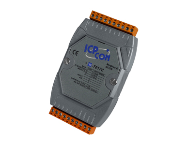 ICP DAS M-7017C - 8-channel Current Input Data Acquisition Module, Communicable over Modbus RTU and RS-485 by ICP DAS