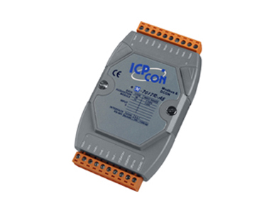 M-7017R-A5 - 8-channel High Voltage Input & Analog Input Data Acquisition Module communicable over Modbus RTU and RS-485 by ICP DAS