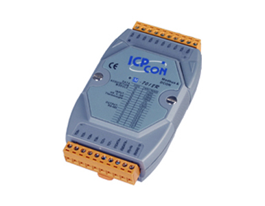 ICP DAS M-7018R - 8 Channel Voltage Input & Current Input Thermocouple Input Data Acquisition Module with High Over Voltage Prot by ICP DAS