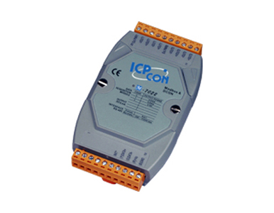 M-7022 - 2 Channel Current Output, Voltage Output, and Analog Output Data Acquisition Module. Communicable over Modbus RTU and R by ICP DAS