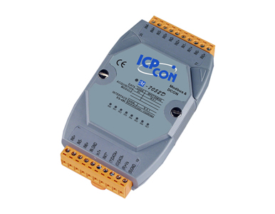 ICP DAS M-7052D - 8-channel Isolated Digital Input Counter Data Acquisition Module with Display, supports Modbus RTU and RS-485 by ICP DAS