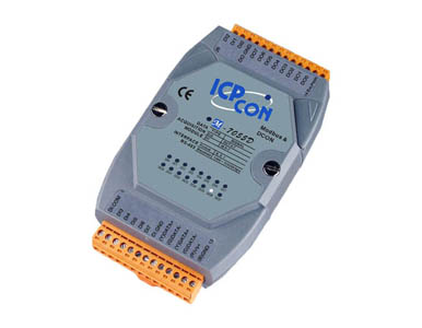ICP DAS M-7055D - 8 Channel Isolated Digital Input and 8 Channel Isolated Digital Output Data Acquisition Module, communicable o by ICP DAS