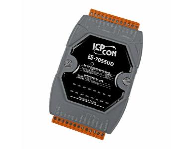 ICP DAS M-7055UD - 8-ch Isolated DI (Dry, Wet) and 8-ch Isolated DO (Sink/Source, 3.5~80 VDC) Module with LED Display by ICP DAS