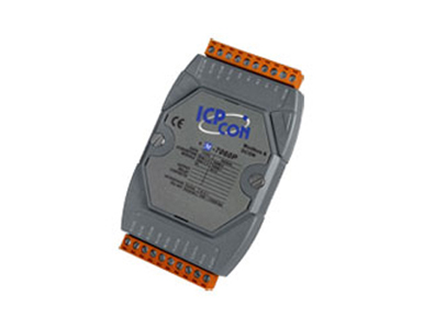 M-7060P - 4-channel Isolated Digital Input (Counter) and 4-channel Relay Output Module with Voltage Input, DCON and Modbus RTU P by ICP DAS
