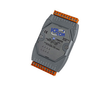 ICP DAS M-7060PD - 4-channel Isolated Digital Input (Counter) Voltage Input and 4-channel Relay Output Module with DCON and Modb by ICP DAS