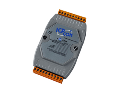 M-7065 - 5 Channel Power Relay Output and 4 Isolated Digital Input (Counter) Data Acquisition Module, communicable over Modbus R by ICP DAS