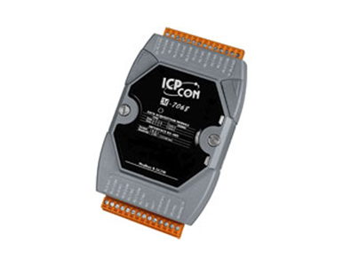 M-7068 - 4-channel Form A Relay Output and 4-channel Form C Relay Output Digital Input Module, communicable over RS-485 by ICP DAS