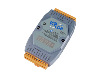 M-7080D - 2 Channel Counter / Frequency Input Data Acquisition Module with Digital Output with LED Display communicable over Mod by ICP DAS