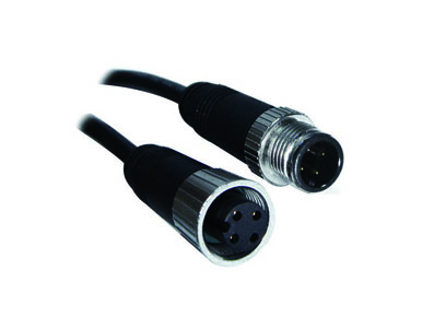 ORing M12C-4M4F-1000 - 4-pin M12 Male to 4-pin M12 Female IP-67 Ethernet Cable, 10M - A Coding by ORing Industrial Networking
