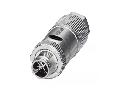 M12X-8PMM-IP65 - Phoenix Contact 8-pin male X-coded connector by MOXA