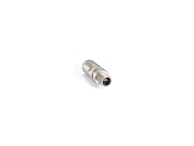 M12X-8PMM-IP67-HTG - Field-installable M12 X-coded crimp type, slim design connector, 8-pin male, IP67-rated by MOXA