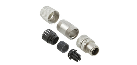 M12X-8PMM-IP67 - Field-installation A-coded 8-pin male screw-in M12 connector, IP67-rated by MOXA