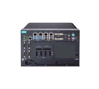 Moxa MC-7410-C5-AC - x86 computer with Core i5-6422EQ CPU, 5x LAN, 9x USB, 4x Serial, 2x SSD, AC power by MOXA