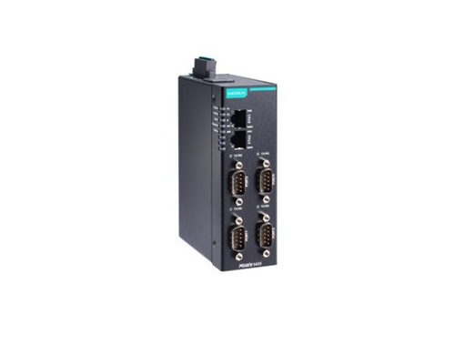 Moxa MGate 5435 - 4-port Modbus RTU-ASCII-TCP-to-EtherNet-IP gateways, -10 to 60C operating temperature by MOXA