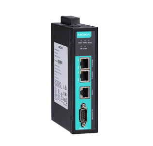 MGate 5109 - 1-port Modbus-to-DNP3 gateway, 0 to 60  Degree C operating temperature by MOXA