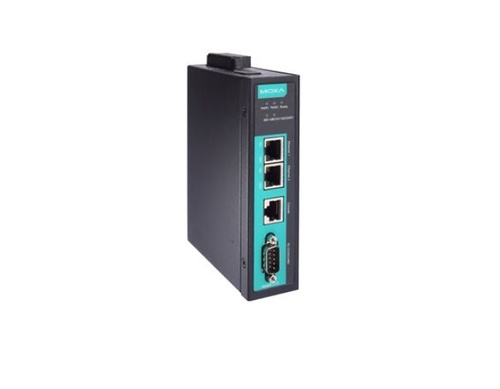 Moxa MGate 5119-T - 1-port DNP3-IEC 101-IEC 104-Modbus-to-IEC 61850 gateways, -40 to 75C operating temperature by MOXA