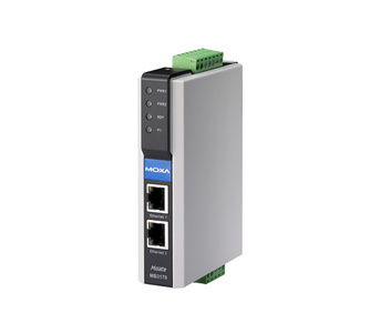 Moxa MGate MB3170 - 1 Port RS-232/422/485 advanced Modbus TCP to Serial Communication Gateway by MOXA