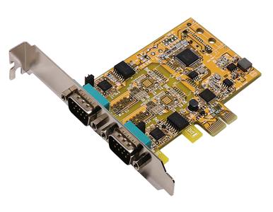MSC-202C-SI - 2-Port RS232/422/485 PCI Express Card w/Surge and Isolation by ANTAIRA