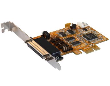 MSC-204A1-S - 4-Port RS-232 PCI Express Card with Expansion Cable 1*DB44 to 4*DB9M by ANTAIRA