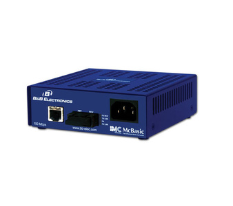 855-10933 - ** DISCONTINUED ** MCBASIC,TX/FX-SM1310/LG-ST 100 MBPS COMPACT MEDIA CONVERTER by IMC