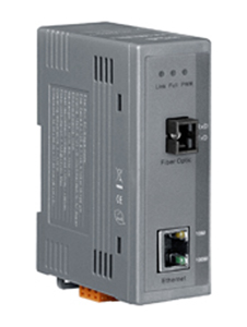 NS-200WDM-A - Industrial Single Strand 10/100 Base-T(x) to 100 Base-FX Media Converter,TX 1310 nm, RX 1550 nm, SC by ICP DAS