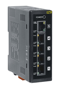 NS-205PSE - NS-205 with Power Over Ethernet by ICP DAS