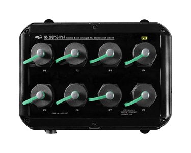 ICP DAS NS-208PSE-IP67 - NS-208PSE in IP 67 case by ICP DAS