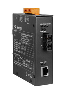 ICP DAS NSM-200SX - 1000 Base-T to 1000 Base-LX/SX Fiber Media Converter, 0.55 KM distance by ICP DAS