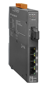 NSM-205AFCS-60T - Single Mode Switch with 4 Unmanaged 10/100 Mbps Ethernet Ports and 1 Fiber Port, 60 Km by ICP DAS