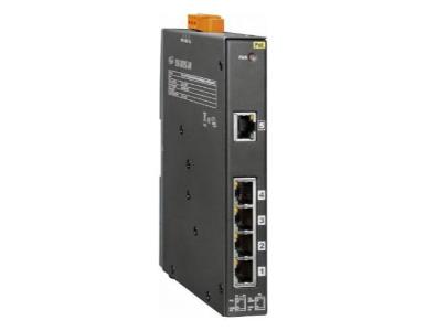 ICP DAS NSM-205PSE-24V - Unmanaged 5-Port 10/100 Mbps PoE(PSE) Ethernet Switch with Metal Casing; 24 VDC Input. by ICP DAS