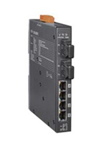 NSM-206AFCS-T - Single-mode 30 km, SC Connector, 4-port 10/100 Mbps with 2 Fiber ports Switch; metal case by ICP DAS