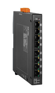 NSM-208A - 8 Port Ethernet Switch with Metal case with 12 ~ 48 VDC input by ICP DAS