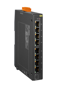 NSM-208PSE-R - 8 port Industrial Ethernet Switch with PoE function, Robust Version, Metal Case by ICP DAS