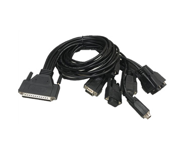 Advantech OPT8C-AE - 1m Male DB-62 to 8x Male DB-25 Cable by Advantech